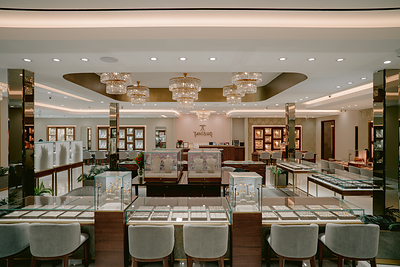 Inside Tanishq’s new Artesia showroom, customers can explore more than 5,500 designs spanning gold, diamonds, gemstones and contemporary collections, blending traditional Indian craftsmanship with modern style. Inside Tanishq’s new Artesia showroom, customers can explore more than 5,500 designs spanning gold, diamonds, gemstones and contemporary collections, blending traditional Indian craftsmanship with modern style.