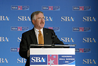 Blasingame emceeing US SBA's Small Business Week celebration, Washington DC, 2006