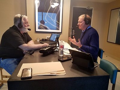Blasingame's 16th remote live broadcast at the Insperity Invitational, The Woodlands, TX, 2019