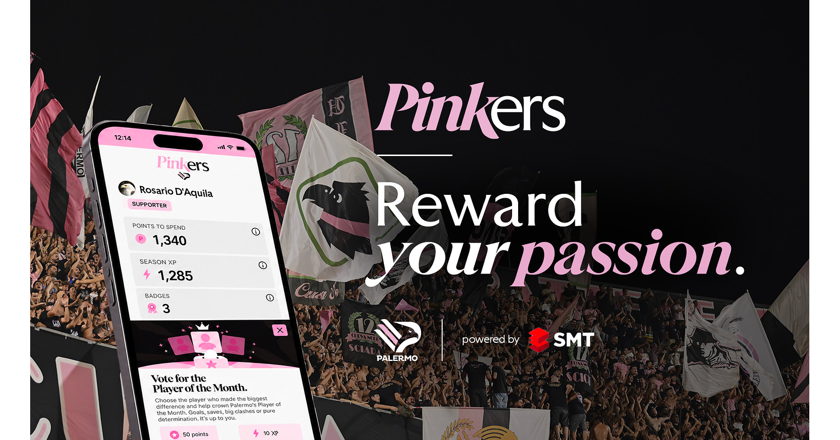 SMT And Palermo FC Launch Pinkers, A New Model For Rewarding Football Fandom