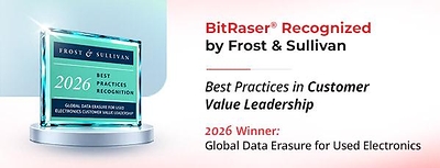 BitRaser Recognized by Frost &amp; Sullivan for 2026 Customer Value Leadership for Global Data Erasure