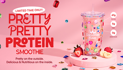 Protein Gets Bedazzled: Smoothie King Launches the Delicious & Nutritious Pretty, Pretty Protein Smoothie in a Limited-Edition Bedazzled Cup
