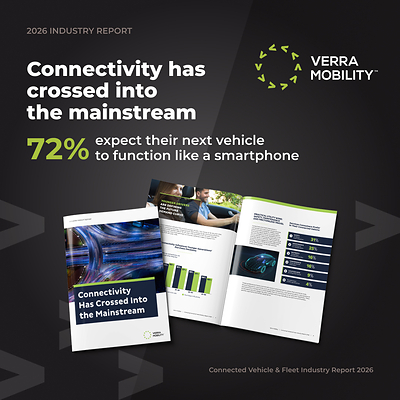 Nearly 72% of Americans expect their next vehicle to function like a smartphone, Verra Mobility survey finds