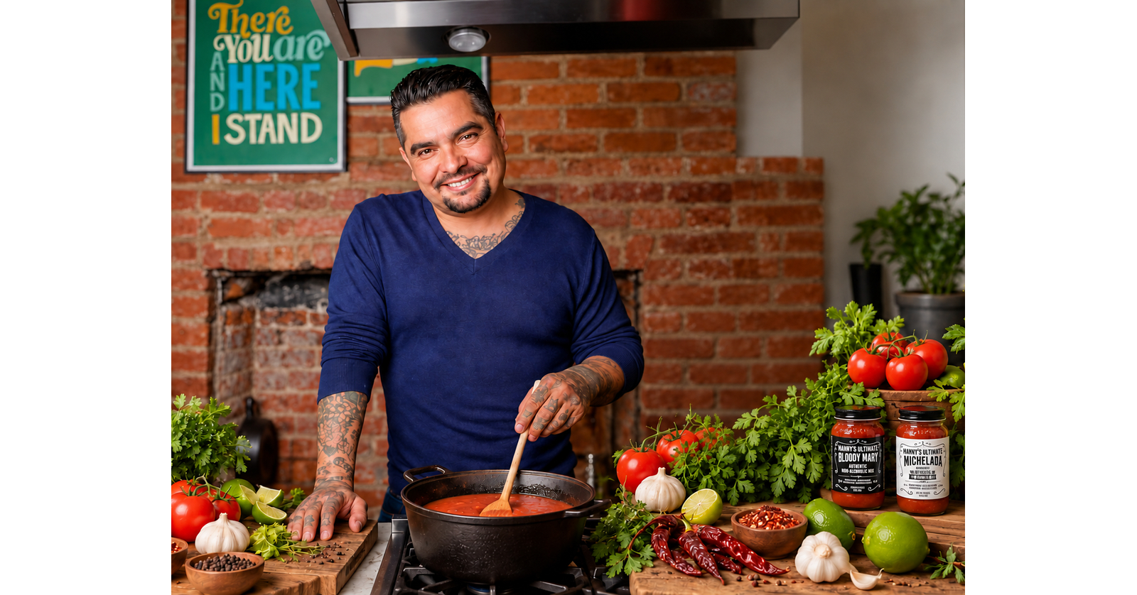 EN UNA APUESTA ARRIESGADA, MANNY'S ULTIMATE MIXES NOMBRA AL CHEF AARÓN SÁNCHEZ SU PRIMER SOCIO DE MARCA