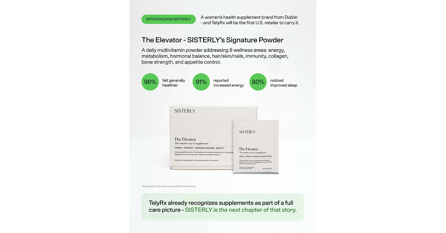 TelyRx Expands Women's Health Offerings with New Menopause Supplement