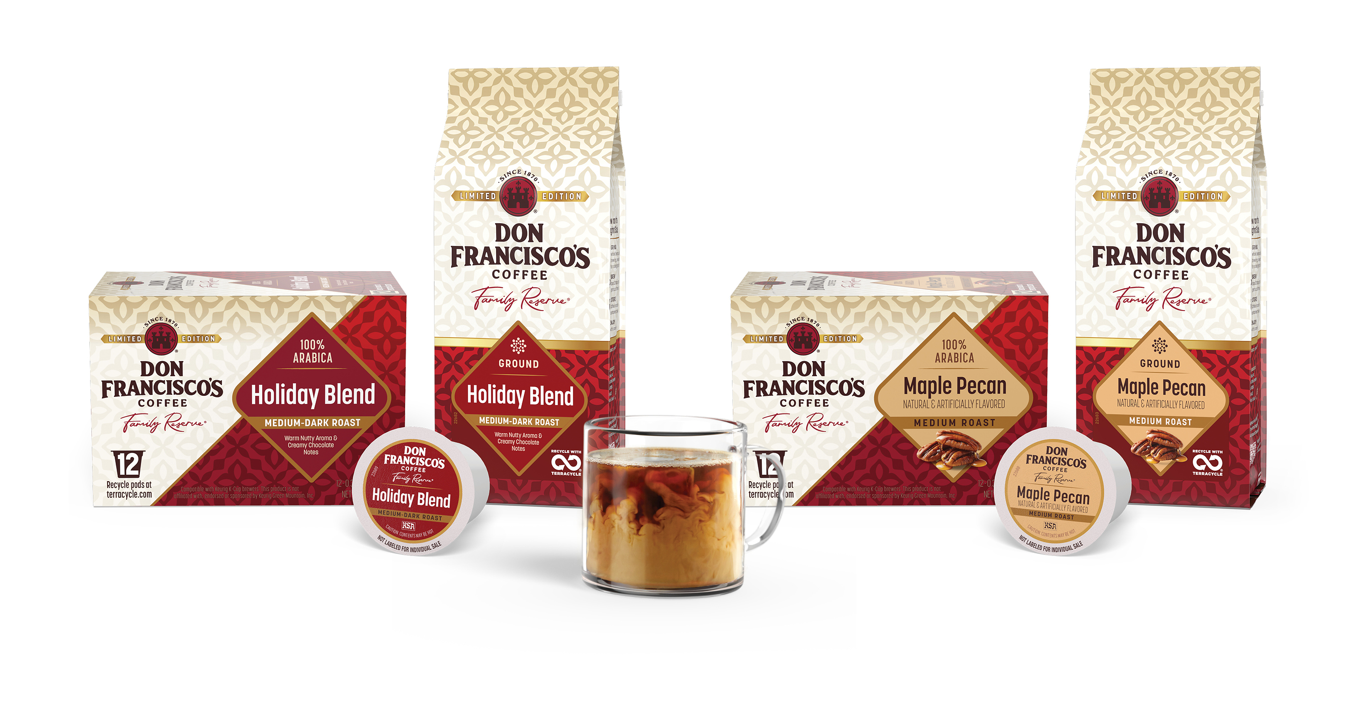 Don Francisco's Coffee Brings Comfort and Joy to Every Cup With Maple Pecan and Holiday Blend
