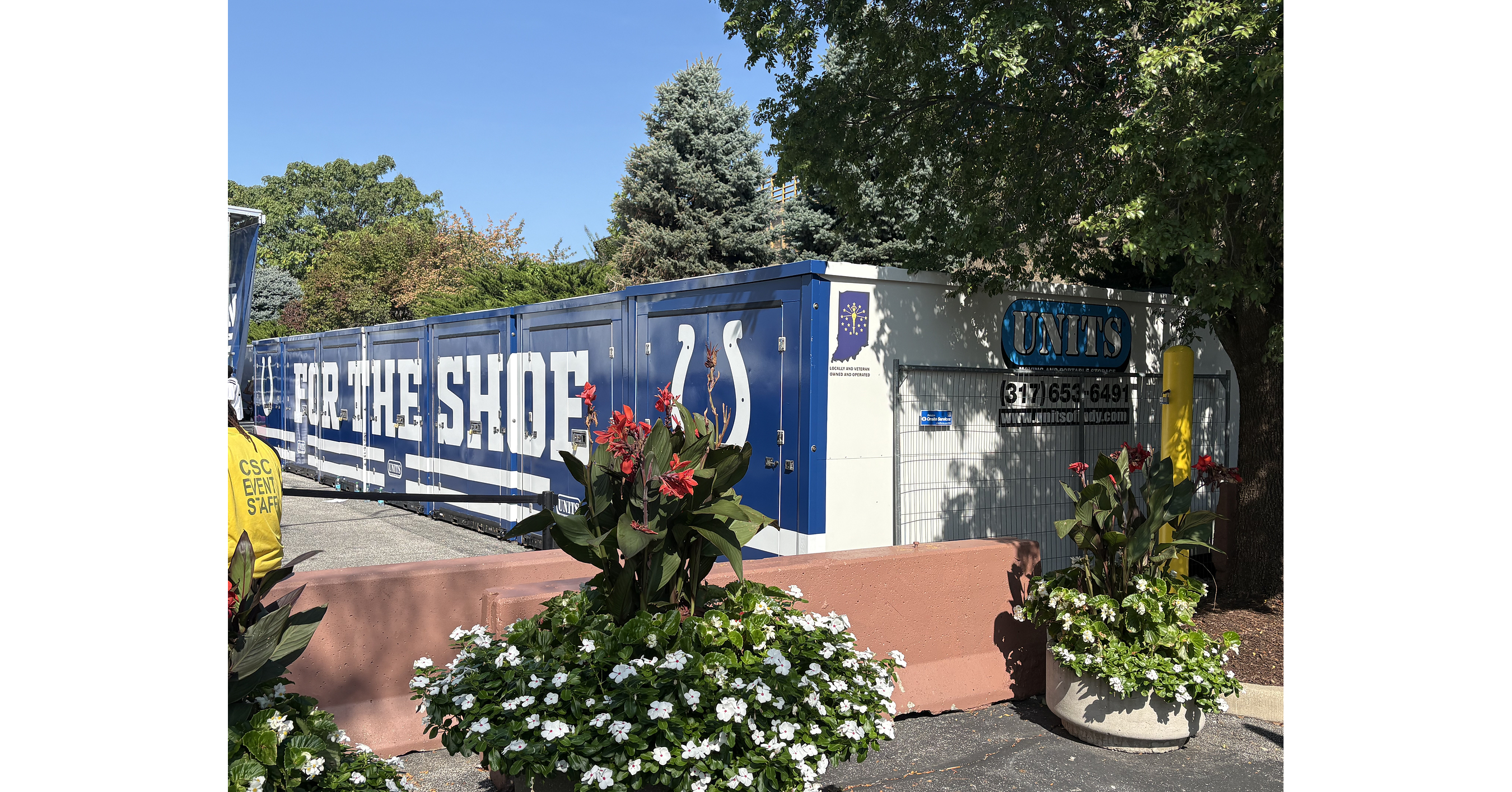 UNITS® Moving and Portable Storage of Indianapolis Provides Portable Storage Solutions to Indianapolis Colts