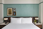Triptych Hirschfeld Art in The Algonquin Guest Room - Photo Credit: Michael Kleinberg