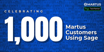 Martus Reaches 1,000 Customers Using Sage, More Than Tripling Its Sage Customer Base in Five Years