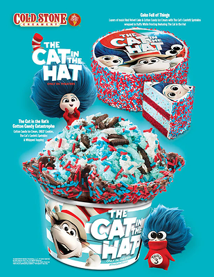 Cold Stone Creamery Unleashes Fantastical New Treats Inspired by Warner Bros. Pictures Animation’s Upcoming The Cat in the Hat