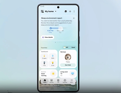 Samsung presenta 'SmartThings Now' en una nueva actualización de la plataforma que ofrece experiencias de usuario más intuitivas
