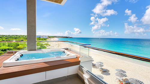 The Beachfront Penthouse Villa at Tranquility Beach Anguilla on Meads Bay Beach The Beachfront Penthouse Villa at Tranquility Beach Anguilla on Meads Bay Beach