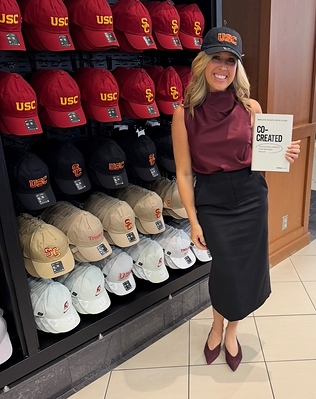 Pacsun CEO Brieane Olson with her debut book, Co-Created: The Cultural Strategy That Redefined Pacsun, at the University of Southern California during the first stop of Pacsun’s official Co-Created college tour. Pacsun CEO Brieane Olson with her debut book, Co-Created: The Cultural Strategy That Redefined Pacsun, at the University of Southern California during the first stop of Pacsun’s official Co-Created college tour.