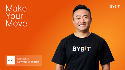 One Platform for Every Move in Finance: Bybit CEO Ben Zhou to Deliver Global Keynote on Oct. 13