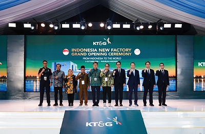 KT&G Begins Full-Scale Operations at New Indonesia Plant, Completing Five-Country Global Production System
