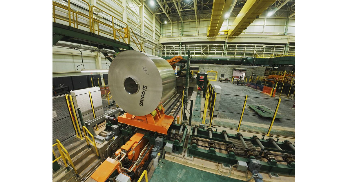 Novelis Produces First Coil at Greenfield Aluminum Rolling and Recycling Plant in Alabama