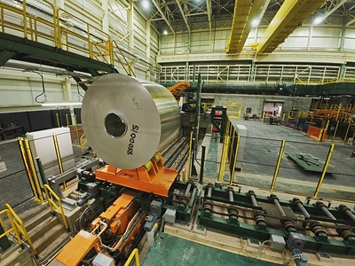Novelis Produces First Coil at Greenfield Aluminum Rolling and Recycling Plant in Alabama