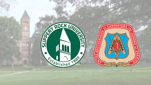 Slippery Rock University and the Eastern Atlantic States Carpenters have partnered to build a unique curriculum for EASC members to earn a Bachelor of Applied Science in construction management at SRU. Slippery Rock University and the Eastern Atlantic States Carpenters have partnered to build a unique curriculum for EASC members to earn a Bachelor of Applied Science in construction management at SRU.