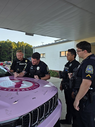Pink Jeep Signatures