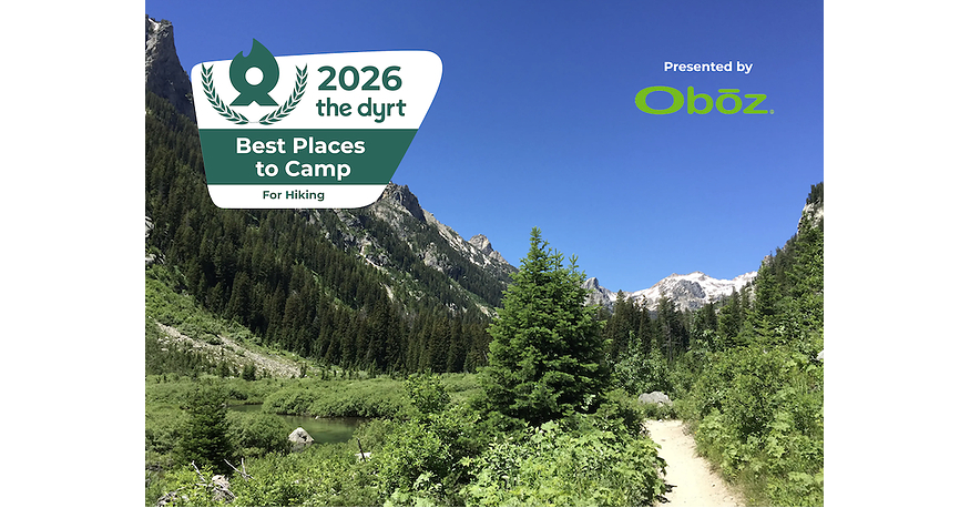 The Dyrt Announces Best Places to Camp for Hiking Presented by Oboz Footwear