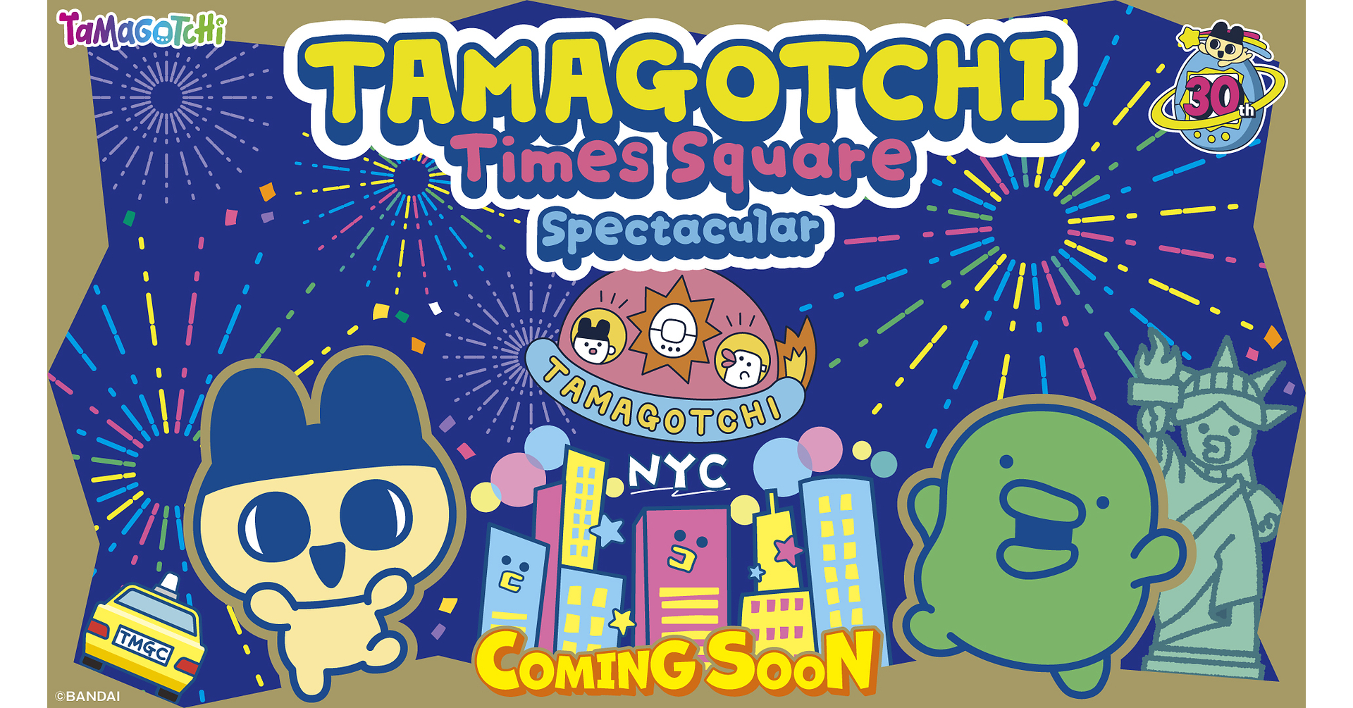 TAMAGOTCHI TAKES OVER TIMES SQUARE FOR ITS 30TH ANNIVERSARY