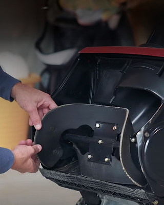 For single-stage snow blowers, pay close attention to the rubber paddles and scraper bars, which are among the most commonly missed maintenance items. 