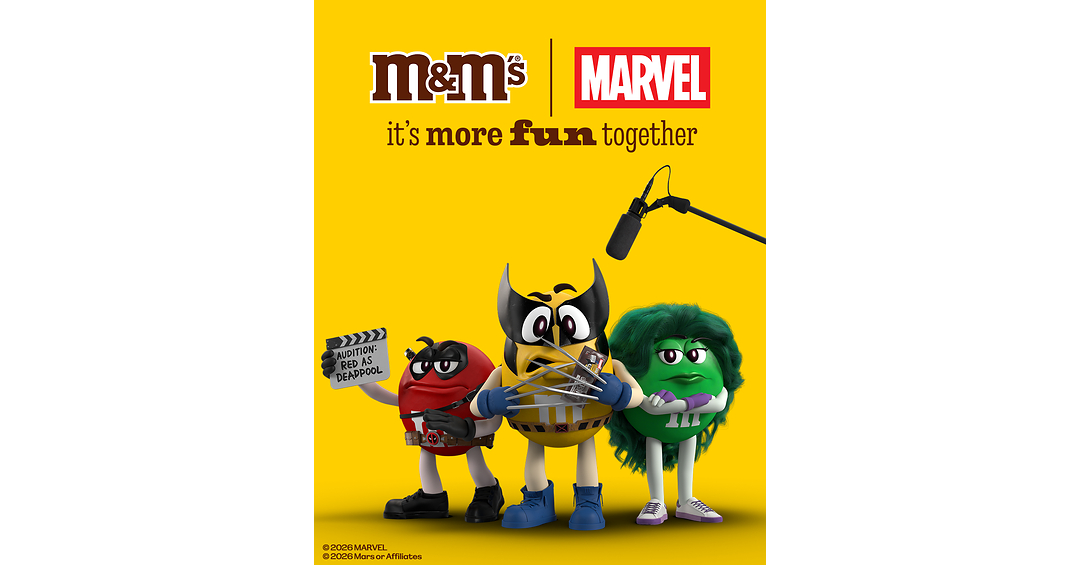 M&M'S and Marvel Unite for a U.S. Collaboration between Two Fan Favorites Across the Marvel Universe and the Candy Aisle