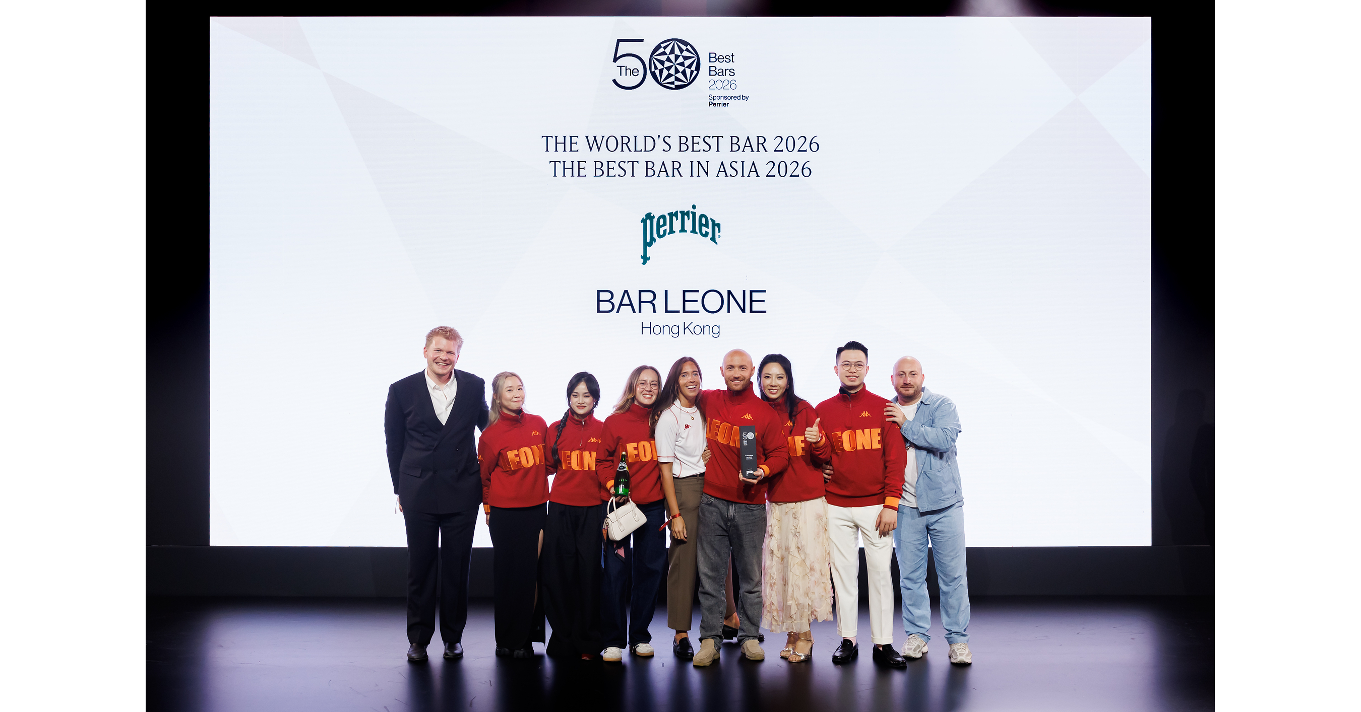 BAR LEONE, À HONG KONG, EST ÉLU THE WORLD'S BEST BAR LORS DE LA PRÉSENTATION DU THE 50 BEST BARS 2026
