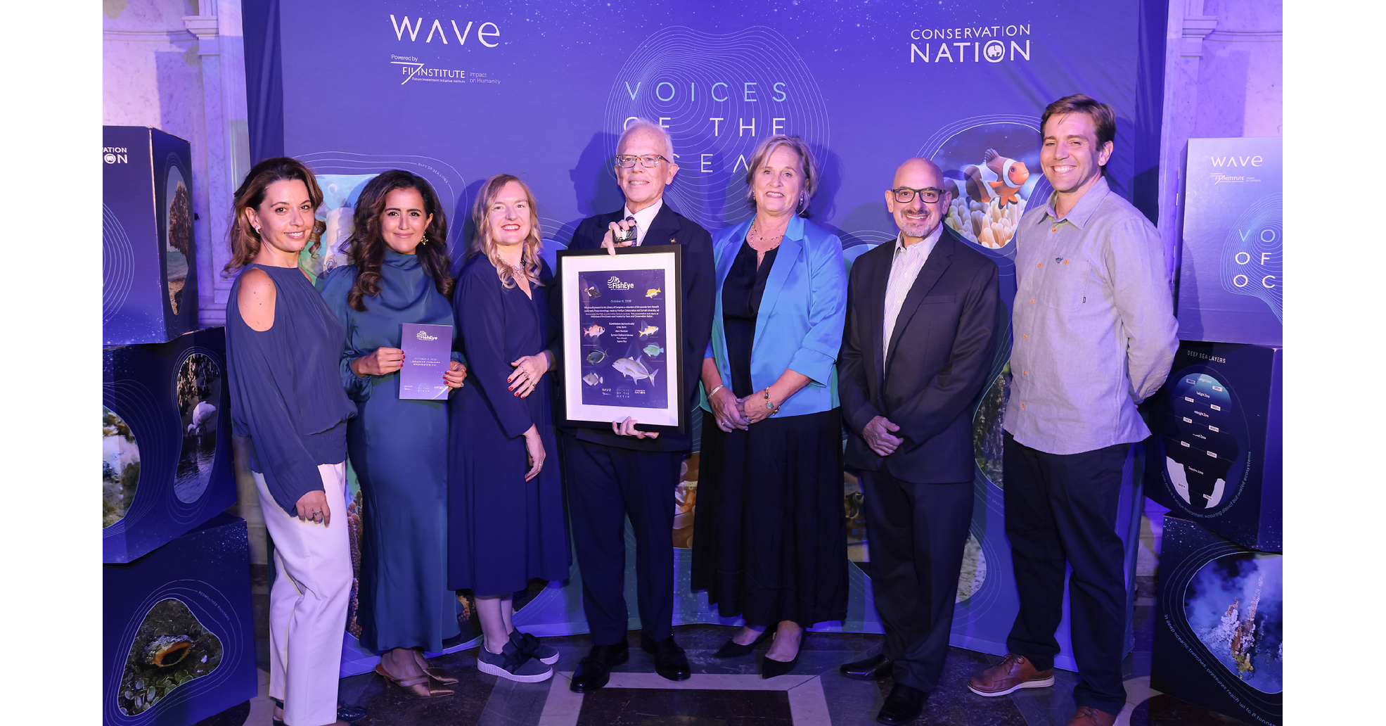 Unprecedented Fish Sound Recordings Presented to the Library of Congress at Voices of the Ocean's Convening to Inspire Ocean Regeneration