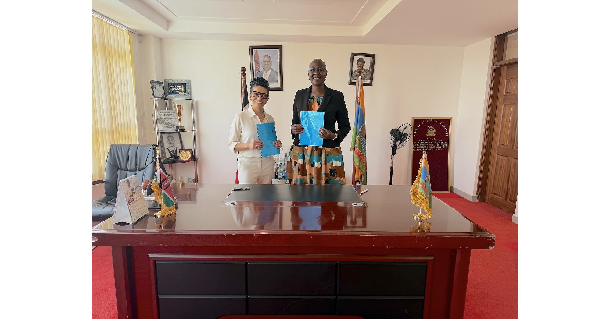 Helfie signe un protocole d'accord avec le ministère de la Santé du comté de Homa Bay, au Kenya, en vue d'un projet pilote de dépistage de la tuberculose et de l'hypertension