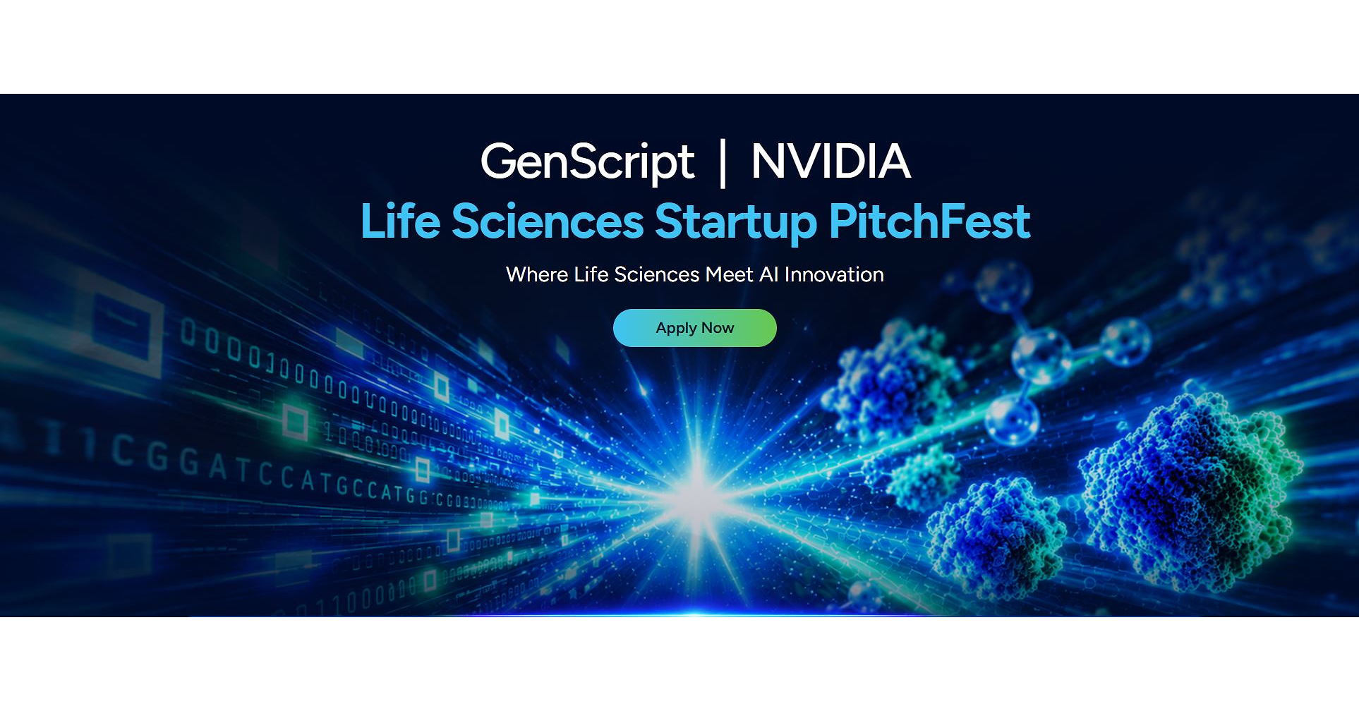 GenScript Launches Life Sciences Startup PitchFest with NVIDIA to Accelerate Biotech Innovation