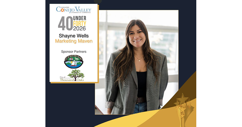 Marketing Maven's Shayne Wells Named a Greater Conejo Valley Chamber of Commerce 2026 40 Under Forty Honoree