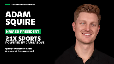 21X Names Adam Squire President of 21X SPORTS