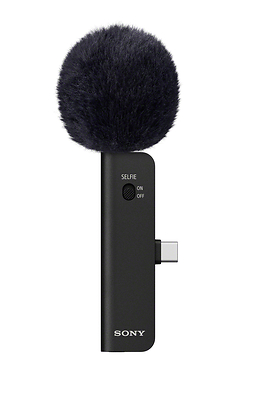 Small and lightweight, the microphone connects directly to compatible smartphones  via USB-C®  and gives creators three easy ways to capture sound