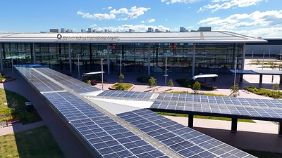 Trinasolar and Smart Commercial Energy deliver a landmark 4.5MW rooftop solar installation at Western Sydney International Airport (Credit: Western Sydney International Airport) Trinasolar and Smart Commercial Energy deliver a landmark 4.5MW rooftop solar installation at Western Sydney International Airport (Credit: Western Sydney International Airport)