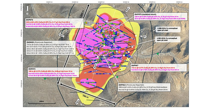 Broad, Shallow Copper-Gold Intersections Continue to Grow La Verde