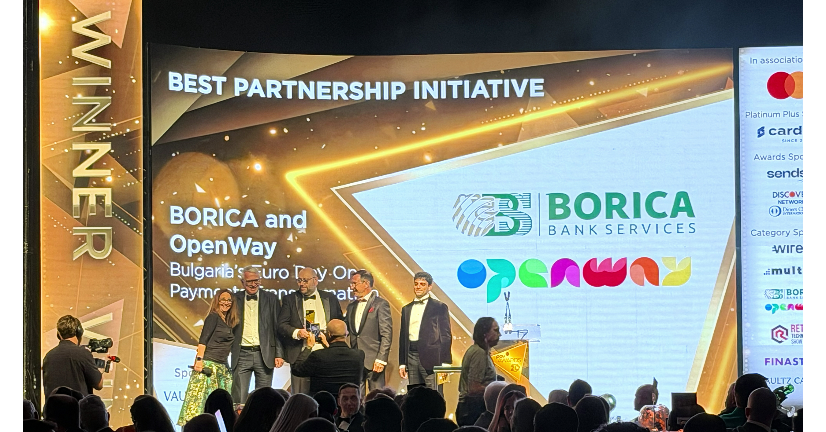 BORICA et OpenWay remportent le prix PAY360 pour la transformation des paiements en euros de la Bulgarie