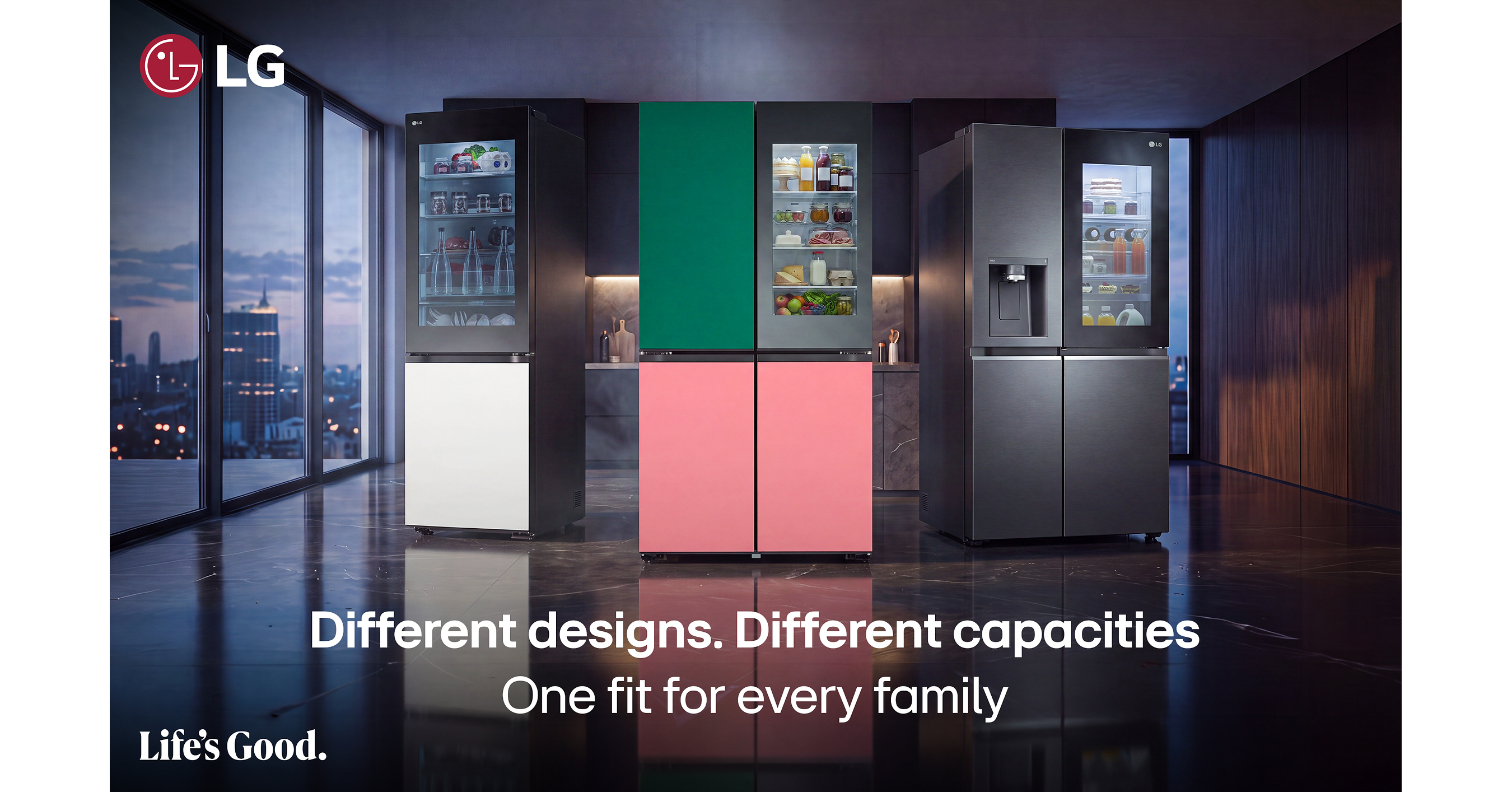 LG REFRIGERATORS BRING PRACTICAL TECHNOLOGY TO THE MODERN KITCHEN