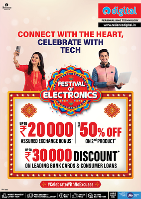 Reliance Digital's Festival of Electronics Sale Is Live: Best Deals on iPhone 17 Pro, TVs, ACs, Laptops & Top Electroni…