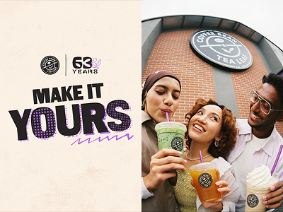 Celebrate The Coffee Bean & Tea Leaf®’s 63rd anniversary and Make It Yours.