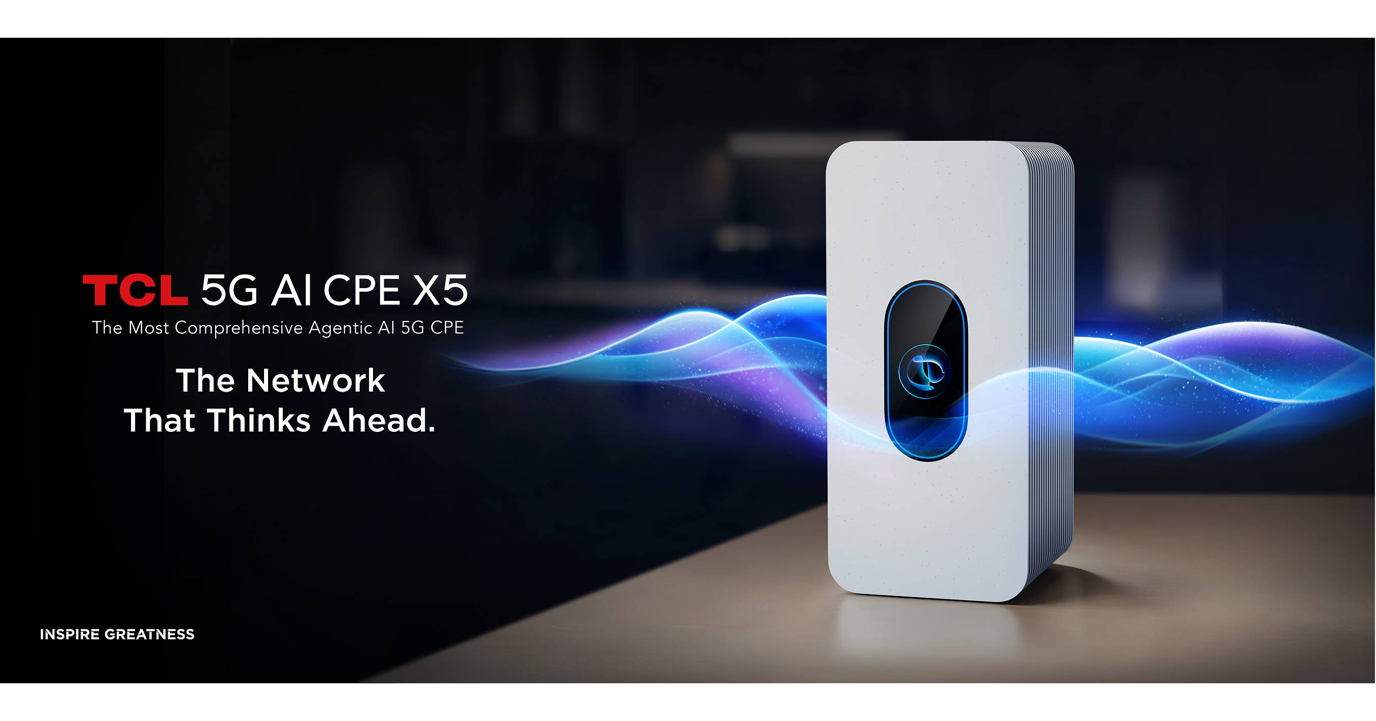 TCL präsentiert das 5G-AI-CPE X5 auf der Network X 2026 und bietet damit eine umfassende, KI-gestützte Optimierung für Breitbandanschlüsse zu Hause