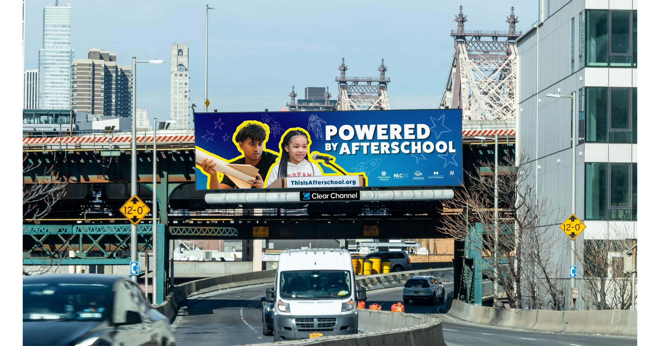 Clear Channel Outdoor Digital Billboards Display Art by Afterschool Student From Coast to Coast This Month for Lights On Afterschool