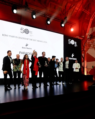 PARADISO IN BARCELONA PREMIATO VINCITORE DEL RÉMY MARTIN LEGEND OF THE LIST AWARD NELLA CLASSIFICA THE 50 BEST BARS 2026