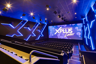 XPlus Laser Auditorium with luxury seating, Dolby Atmos sound.
XPlus Laser Auditorium with luxury seating, Dolby Atmos sound.