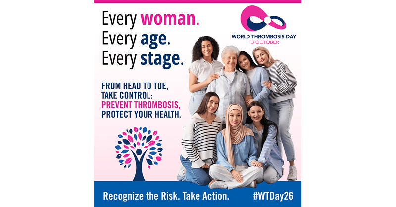 World Thrombosis Day campaign urges global action to protect women against blood clots