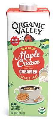 Organic Valley Brings Cozy Fall Flavor to Coffee Cups Nationwide with a New Maple Cream Flavored Creamer
