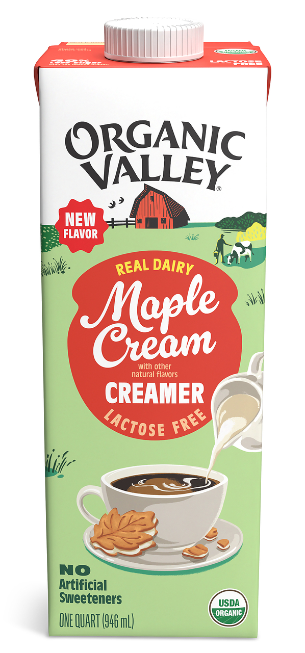Organic Valley Brings Cozy Fall Flavor to Coffee Cups Nationwide with a New Maple Cream Flavored Creamer