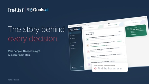 Trellist Quals.ai Expands AI-Powered Qualitative Research with New Story, API and Research Workflow Capabilities