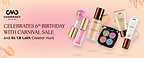 Charmacy Milano Celebrates 6th Birthday With Carnival Sale and Rs 1.8 Lakh Creator Hunt  Charmacy Milano Celebrates 6th Birthday With Carnival Sale and Rs 1.8 Lakh Creator Hunt Charmacy Milano Blog Banner