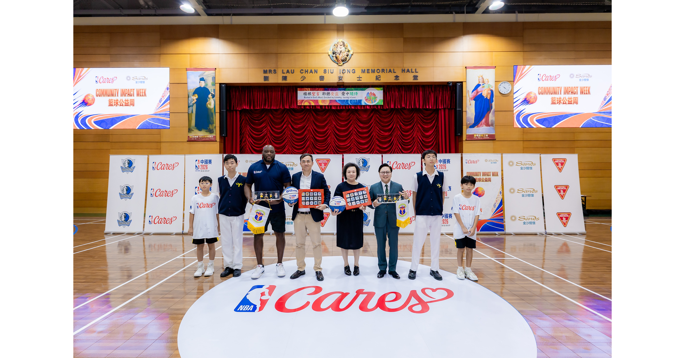 Sands China Extends Impact Week Reach, Bringing NBA Legend and Coaches to School